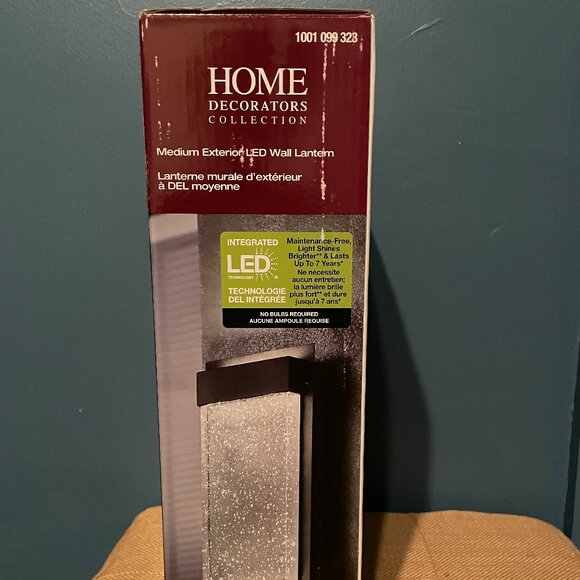 Home Decorators Collection Medium Exterior LED Wall Lantern - Picture 3 of 5